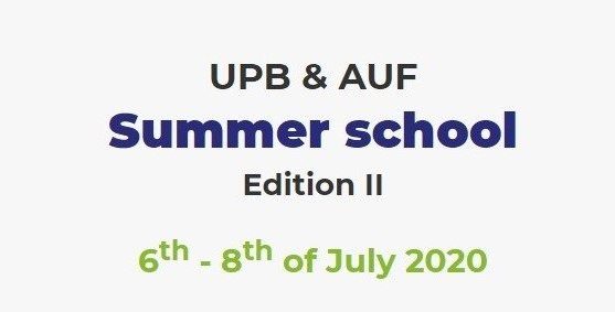 The 2nd edition of the UPB & AUF Summer School took place online this year